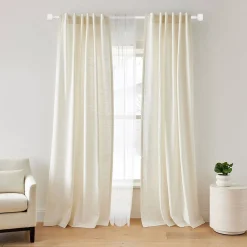 Verhot Ja Verhotarvikkeet^Ihanin verhotanko Matilda 160-330 cm mattavalkoinen