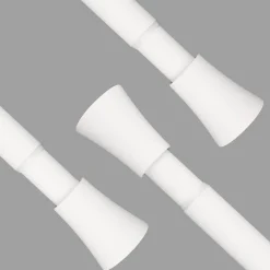 Verhot Ja Verhotarvikkeet^Ihanin verhotanko Melissa 160-310 cm mattavalkoinen