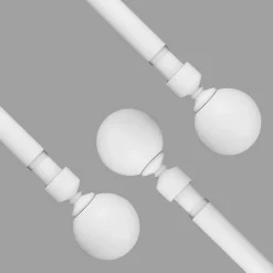 Verhot Ja Verhotarvikkeet^Ihanin verhotanko Mira 160-310 cm mattavalkoinen