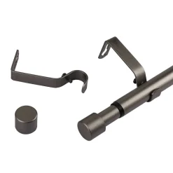 Verhot Ja Verhotarvikkeet^Ihanin verhotanko Sofia 120-210 cm antrasiitti