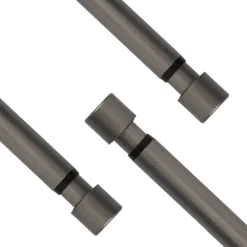 Verhot Ja Verhotarvikkeet^Ihanin verhotanko Sofia 120-210 cm antrasiitti