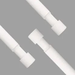 Verhot Ja Verhotarvikkeet^Ihanin verhotanko Sofia 120-210 cm mattavalkoinen