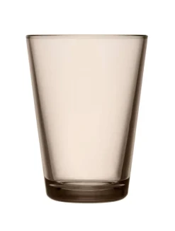 Astiat^Iittala Kartio juomalasi Kartio 40 cl pellava 2 kpl/pkt 1051