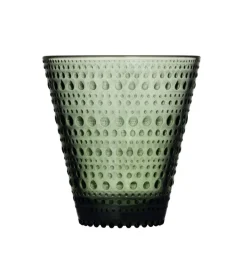 Astiat^Iittala Kastehelmi juomalasi 30 cl havunvihreä 2 kpl