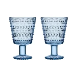 Astiat^Iittala Kastehelmi Juomalasi 26 cl vedensininen 2kpl