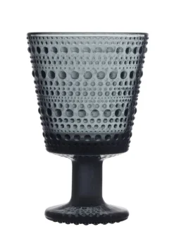 Astiat^Iittala Kastehelmi juomalasi 26 cl 2 kpl tummanharmaa