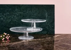 Tarjoilu^Iittala Kastehelmi Kakkuvati 240 mm kirkas