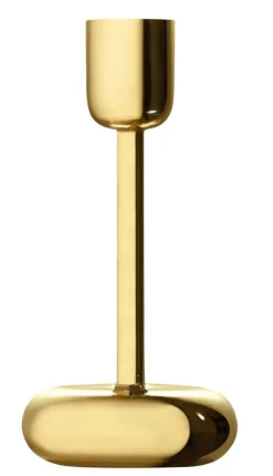 Lyhdyt Ja Kynttilänjalat^Iittala Nappula kynttilänjalka 183 mm messinki