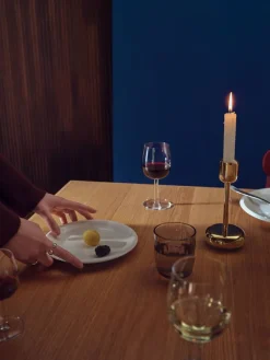 Lyhdyt Ja Kynttilänjalat^Iittala Nappula kynttilänjalka 183 mm messinki