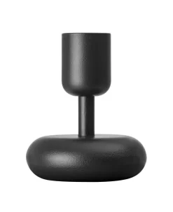 Lyhdyt Ja Kynttilänjalat^Iittala Nappula Kynttilänjalka 107 mm tummanharmaa