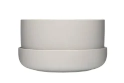 Maljakot Ja Ruukut^Iittala Nappula ruukku ja vati Nappula 240x130 mm v.harmaa