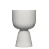 Maljakot Ja Ruukut^Iittala Nappula ruukku 190x125 mm vaaleanharmaa