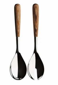 Tarjoilu^Iittala Piano Tarjoiluvälineet puuvarsi 2-osaa