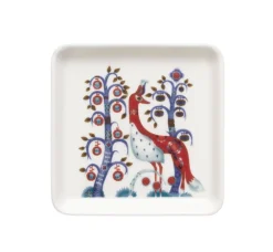 Astiat^Iittala Taika lautanen Taika neliö 12x12 cm valkoinen