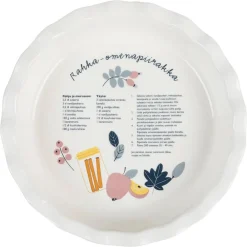 Paistoastiat^Iloleipuri piirakkavuoka Omena keraaminen