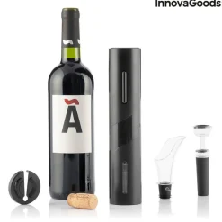 Juoma- Ja Baaritarvikkeet^InnovaGoods sähköinen korkkiruuvi lisätarvikkeilla