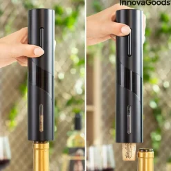 Juoma- Ja Baaritarvikkeet^InnovaGoods sähköinen korkkiruuvi lisätarvikkeilla