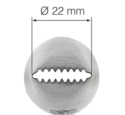 Leivonta^Ku00fcchenprofi Küchenprofi tylla koripunos 22 mm