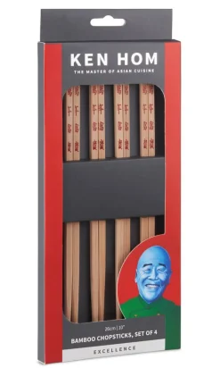 Aterimet^Ken Hom syömäpuikot bambua 4 paria