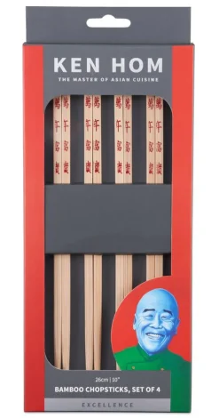 Aterimet^Ken Hom syömäpuikot bambua 4 paria