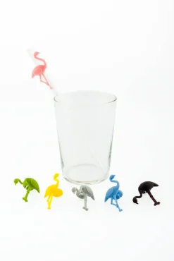 Juoma- Ja Baaritarvikkeet^Koala lasinmerkkaaja flamingo 6 kpl