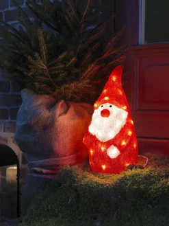 Koriste- Ja Kausivalot^Konstsmide akryylijoulupukki 38 cm 40 x LED