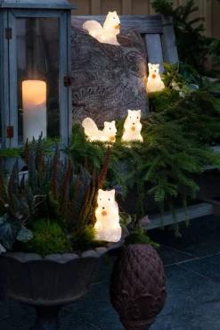 Koriste- Ja Kausivalot^Konstsmide akryylivalosarja Oravat 5 kpl/setti 40 x LED