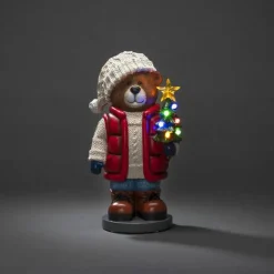 Koriste- Ja Kausivalot^Konstsmide koristevalo nalle 38,5 cm