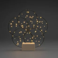 Koriste- Ja Kausivalot^Konstsmide Metallikoriste 100 x amber LED