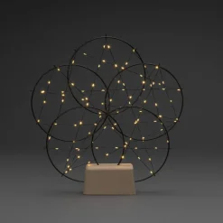 Koriste- Ja Kausivalot^Konstsmide Metallikoriste 100 x amber LED