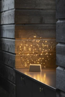 Koriste- Ja Kausivalot^Konstsmide Metallikoriste 100 x amber LED