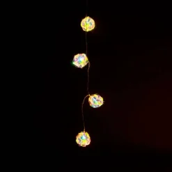 Koriste- Ja Kausivalot^Konstsmide paristovalosarja 10-os. timanttipallot