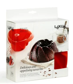 Paistoastiat^Lekue Classic torvivuoka Spiral 20 cm punainen