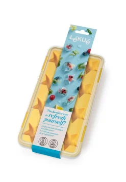 Leivonta^Lekue jääpalamuotti tähti keltainen