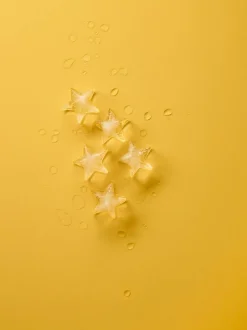 Leivonta^Lekue jääpalamuotti tähti keltainen