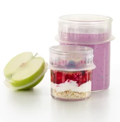 Ruoansäilytys Ja Järjestys|Keittiötarvikkeet^Lekue Silikonikansi venyvä 8,5 cm 2kpl