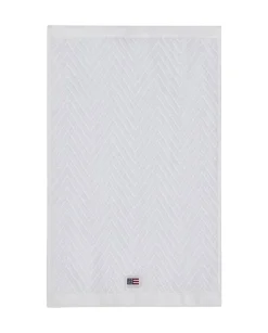 Kylpyhuone- Ja Saunatekstiilit|Kylpyhuone- Ja Saunatekstiilit^Lexington pyyhesetti 30x50 cm herringbone 2 kpl valkoinen