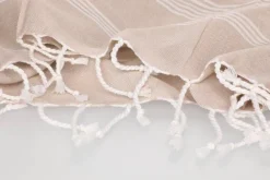 Kylpyhuone- Ja Saunatekstiilit|Kylpyhuone- Ja Saunatekstiilit^4Living hamam pyyhe 80x150 cm beige