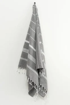 Kylpyhuone- Ja Saunatekstiilit|Kylpyhuone- Ja Saunatekstiilit^4Living hamam pyyhe 80x150 cm harmaa