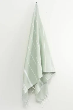 Kylpyhuone- Ja Saunatekstiilit|Kylpyhuone- Ja Saunatekstiilit^4Living hamam pyyhe 80x150 cm vihreä