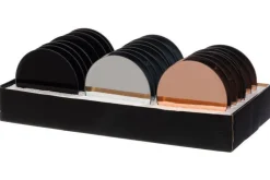 Lyhdyt Ja Kynttilänjalat^4Living kynttilänalunen yksivärinen musta