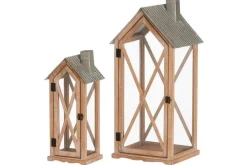 Lyhdyt Ja Kynttilänjalat^4Living lyhty Talo 31x25x64 cm