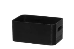 Säilytyskorit Ja Laatikot|Ruoansäilytys Ja Järjestys^4Living puulaatikko kannella 25x17x11 cm musta