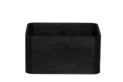 Säilytyskorit Ja Laatikot|Ruoansäilytys Ja Järjestys^4Living puulaatikko 26x20x13,5 cm musta