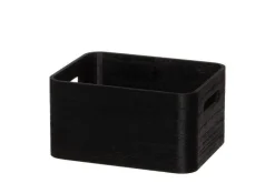 Säilytyskorit Ja Laatikot|Ruoansäilytys Ja Järjestys^4Living puulaatikko 23x18x12 cm musta
