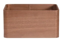 Säilytyskorit Ja Laatikot|Ruoansäilytys Ja Järjestys^4Living puulaatikko 35x26x18 cm ruskea
