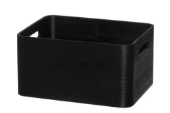 Säilytyskorit Ja Laatikot|Ruoansäilytys Ja Järjestys^4Living puulaatikko 29x22x15 cm musta