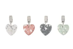 Keittiötarvikkeet^4Living pöytäliinan tuulipainot sydämet 4 kpl