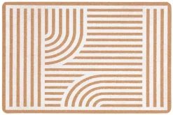 Keittiötekstiilit^4Living tabletti Curve 30x45 cm natural/valkoinen