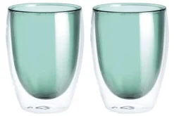 Astiat^Maku juomalasi kaksikerroksinen 35 cl vihreä 2 kpl